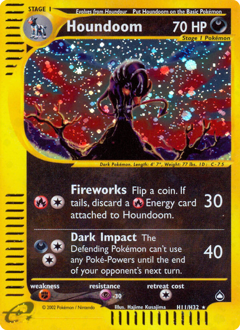 Pokemon Aquapolis Houndoom - H11