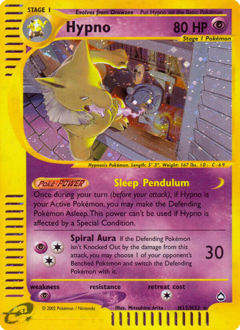 Pokemon Aquapolis Hypno - H12