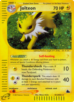 Pokemon Skyridge Jolteon - H12