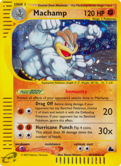 Pokemon Skyridge Machamp - H15