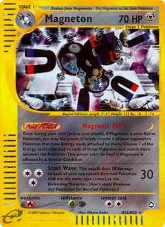 Pokemon Aquapolis Magneton - H16