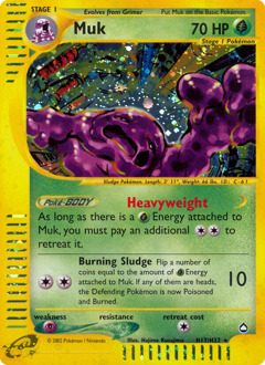 Pokemon Aquapolis Muk - H17