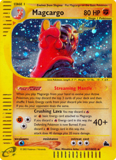 Pokemon Skyridge Magcargo - H17