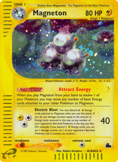 Pokemon Skyridge Magneton - H18