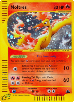Pokemon Skyridge Moltres - H20