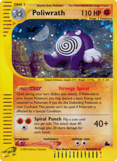 Pokemon Skyridge Poliwrath - H24