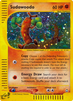 Pokemon Aquapolis Sudowoodo - H24