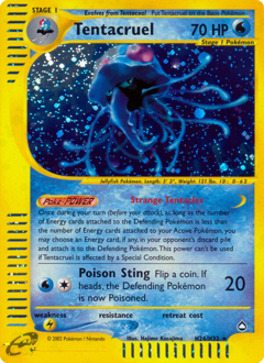 Pokemon Aquapolis Tentacruel - H26