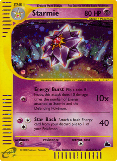 Pokemon Skyridge Starmie - H28