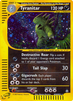 Pokemon Aquapolis Tyranitar - H28
