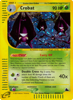 Pokemon Skyridge Crobat - H5