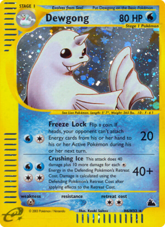 Pokemon Skyridge Dewgong - H6