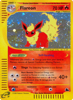 Pokemon Skyridge Flareon - H7