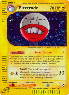 Pokemon Aquapolis Electrode - H7