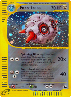 Pokemon Skyridge Forretress - H8