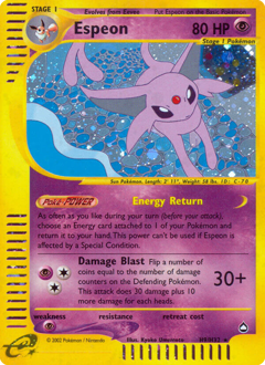 Pokemon Aquapolis Espeon - H9