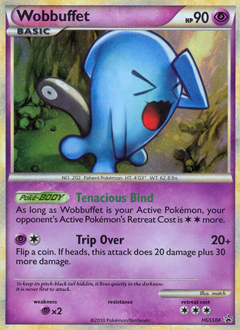 Pokemon HGSS Black Star Promos Wobbuffet - HGSS04