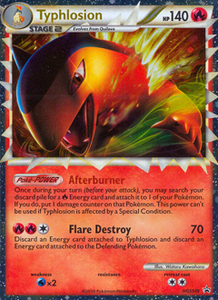 Pokemon HGSS Black Star Promos Typhlosion - HGSS09