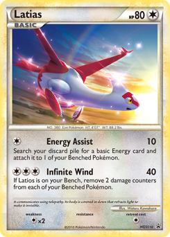 Pokemon HGSS Black Star Promos Latias - HGSS10