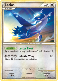 Pokemon HGSS Black Star Promos Latios - HGSS11