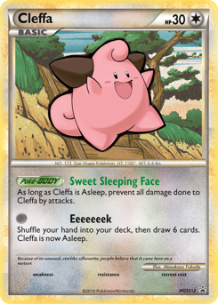 Pokemon HGSS Black Star Promos Cleffa - HGSS12