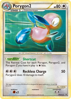 Pokemon HGSS Black Star Promos Porygon2 - HGSS23