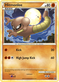 Pokemon HGSS Black Star Promos Hitmonlee - HGSS25