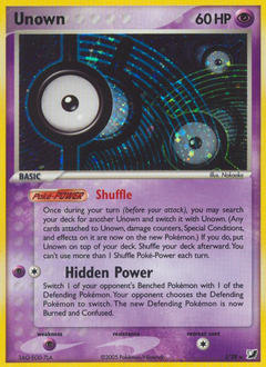 Pokemon Unseen Forces Unown - I