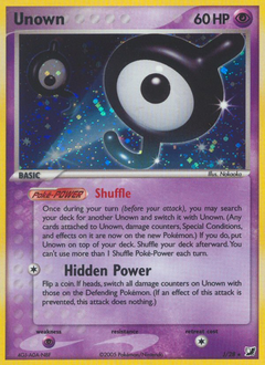 Pokemon Unseen Forces Unown - J