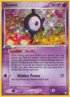 Pokemon Unseen Forces Unown - K