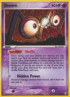 Pokemon Unseen Forces Unown - N