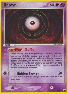 Pokemon Unseen Forces Unown - O