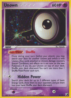 Pokemon Unseen Forces Unown - Q