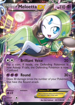 Pokemon Legendary Treasures Meloetta-EX - RC11