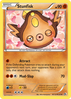 Pokemon Legendary Treasures Stunfisk - RC12