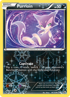Pokemon Legendary Treasures Purrloin - RC13