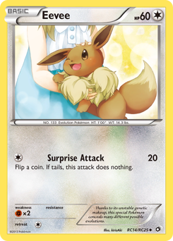 Pokemon Legendary Treasures Eevee - RC14