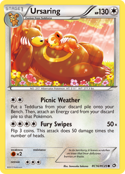 Pokemon Legendary Treasures Ursaring - RC16