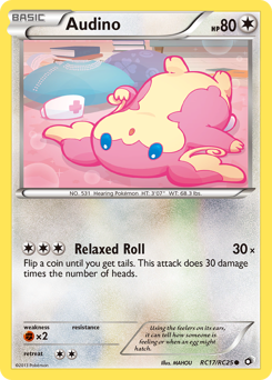 Pokemon Legendary Treasures Audino - RC17