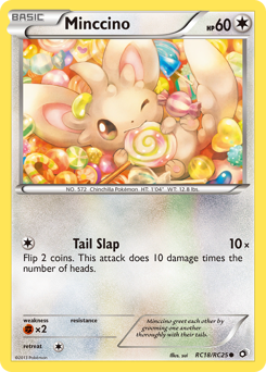 Pokemon Legendary Treasures Minccino - RC18