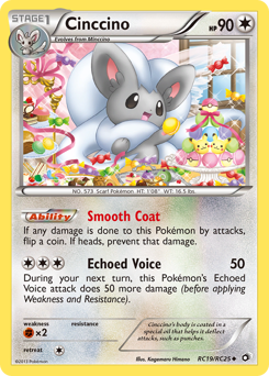 Pokemon Legendary Treasures Cinccino - RC19
