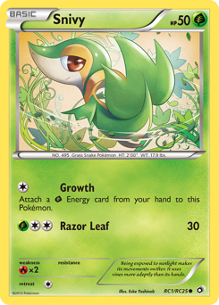 Pokemon Legendary Treasures Snivy - RC1