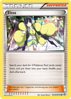 Pokemon Legendary Treasures Elesa - RC20
