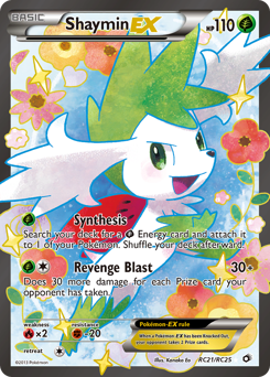 Pokemon Legendary Treasures Shaymin-EX - RC21