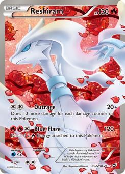 Pokemon Legendary Treasures Reshiram - RC22