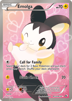 Pokemon Legendary Treasures Emolga - RC23
