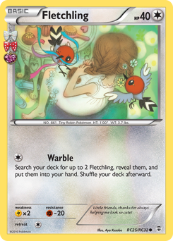 Pokemon Generations Fletchling - RC25