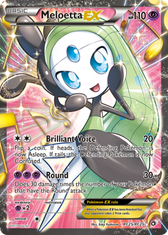 Pokemon Legendary Treasures Meloetta-EX - RC25