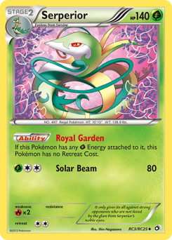Pokemon Legendary Treasures Serperior - RC3