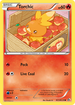 Pokemon Legendary Treasures Torchic - RC5